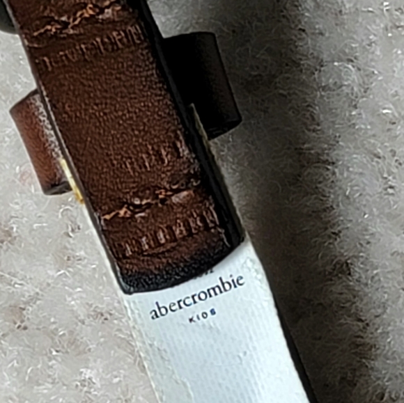 Abercrombie Kids Leather Belt Size L/XL - Picture 8 of 10